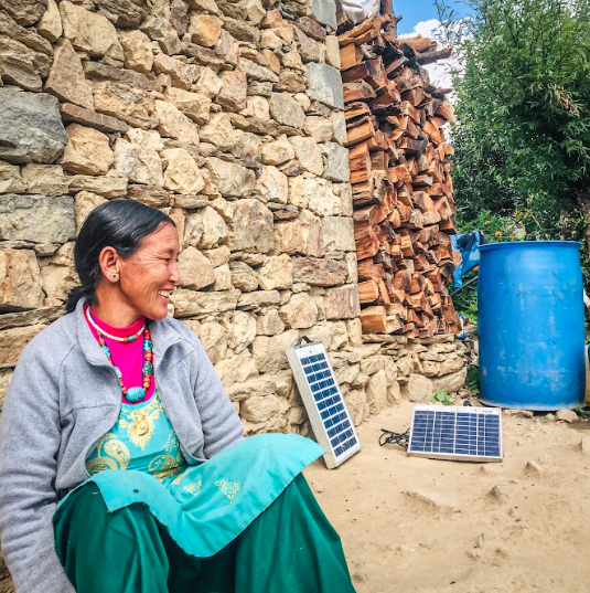 Nepal rural women solar electricity energy